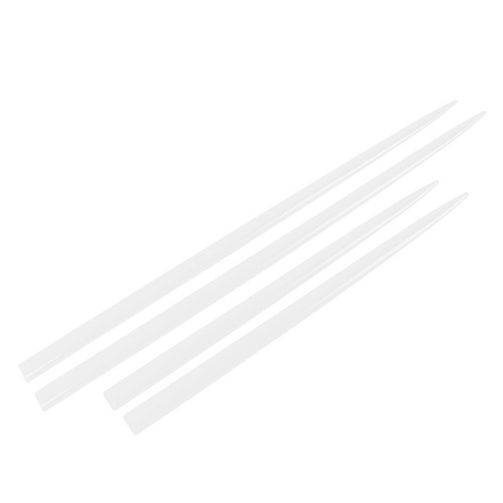 옵시디언 문콕 스크래치방지 차량용 도어가드 2종 x 2p 세트 숏버전, 화이트, 1세트