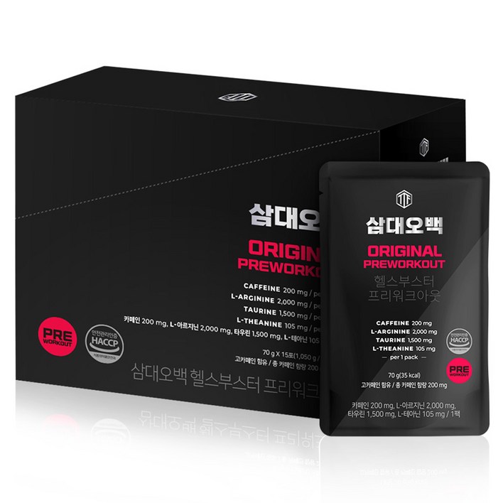 뉴트리커먼 삼대오백 헬스부스터 에너지 드링크 70g