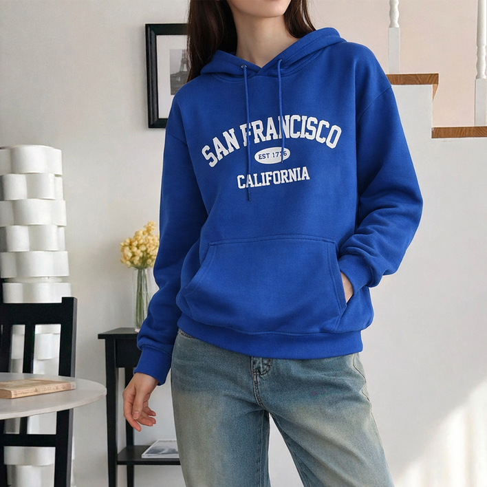 라라온 레터링 빈티지 맨투맨 후드티 TSP1169