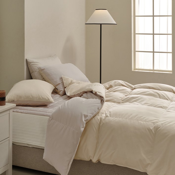 파르페by알레르망 국내 제조 메이비 헝가리80 구스 차렵이불 세트