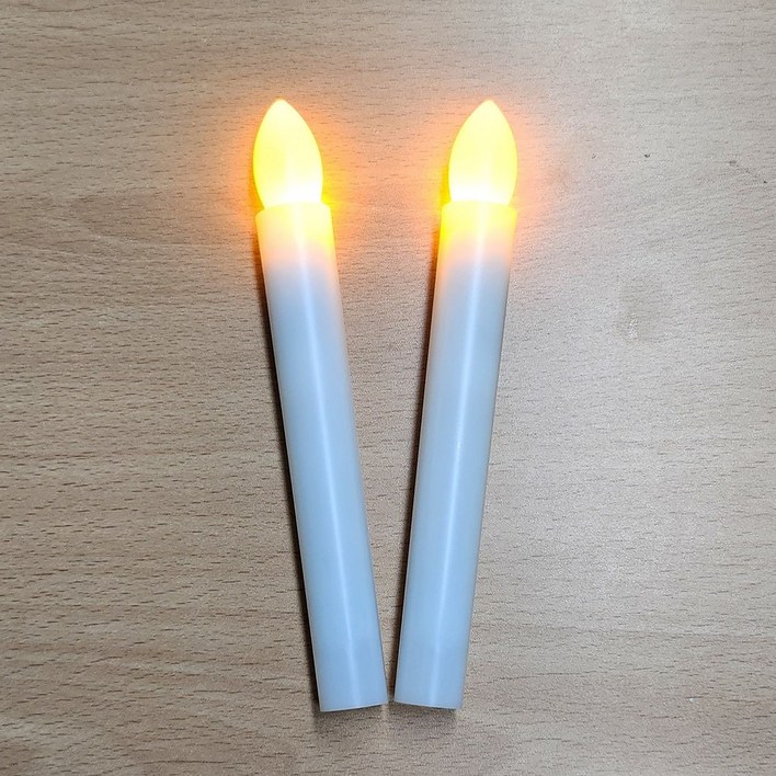 원터치 LED 촛불 2p  AAA건전지 4p 세트