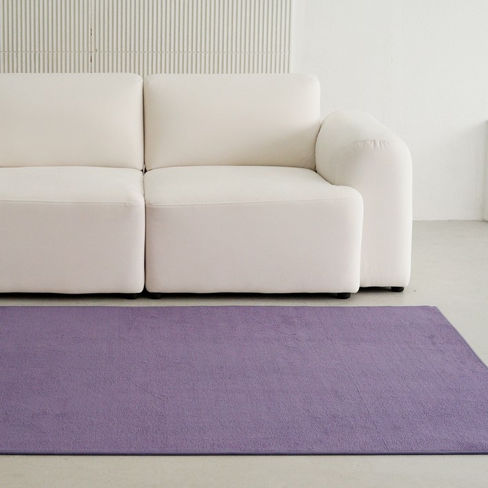 인룸 플레인 소프트 사각 러그