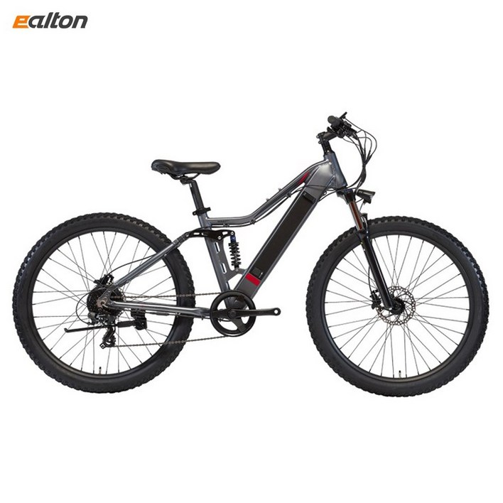 2022 알톤 전기자전거 니모27.5FS 풀쇼바 +유압식 편안한주행감 무광블랙 미조립 박스 배송, 무광블랙, 알루미늄