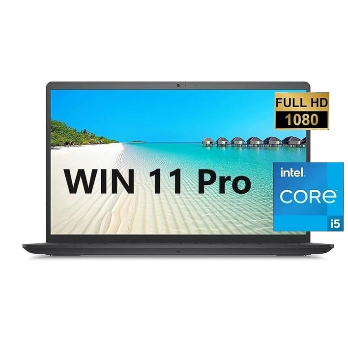 Dell 2024 Inspiron 15 비즈니스 노트북, 평생 라이선스가 있는 무료 Microsoft Office 2021, 15.6 터치스크린 FHD, 인텔 10코어 i512
