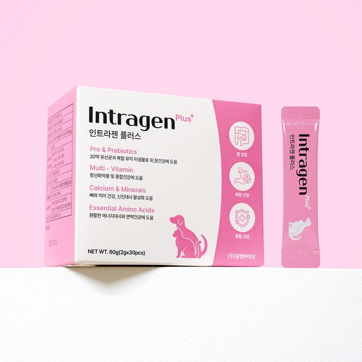 인트라젠 종합영양제 캡슐형 200정, 분말형 30포, 인트라젠 분말형 30p, 1개