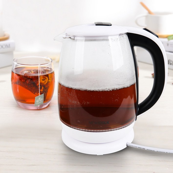 대용량 1.8L 내열유리포트 전기주전자 무선포트 커피포트, DMK1818G 대용량 1.8L 내열유리포트 전기주전자 무선포트 커피포트, DMK1818G