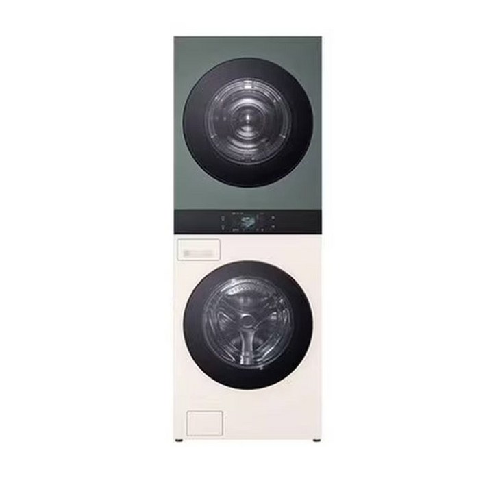 LG 트롬 오브제 워시타워, 네이처베이지네이처그린, WA2525EGHF