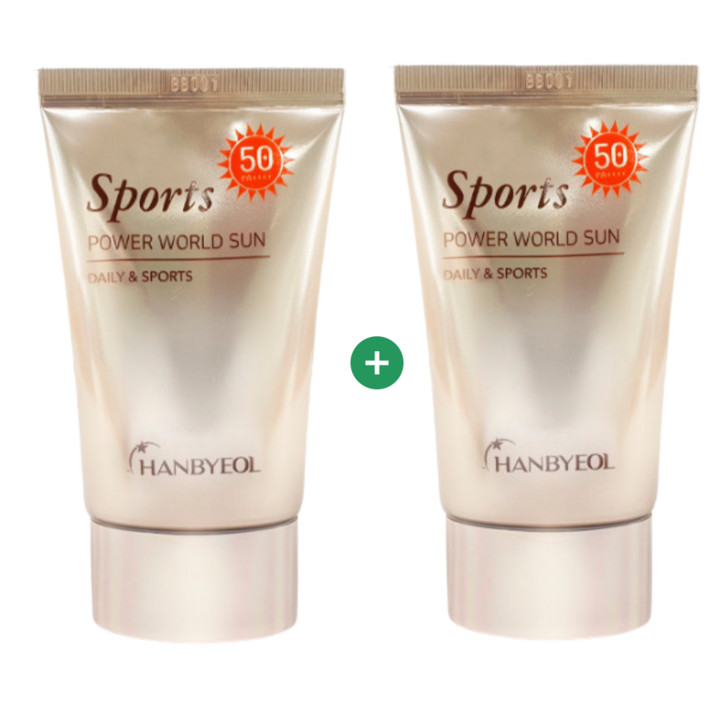 백탁없는 선크림 한국콜마 골프 비비 미백 기미 50ml 2개