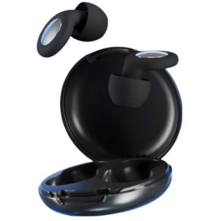 오어브랜드 블랙 실리콘 소음 차단 수면 귀마개