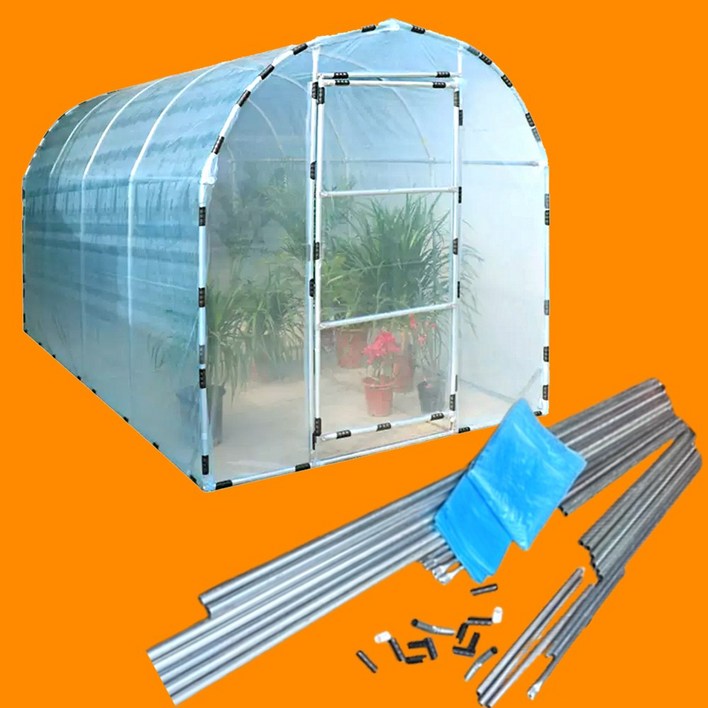 규스토아 조립식 비닐하우스 텃밭 자재 보관 가정용 소형 온실 정원, 1개