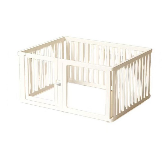 확장형 강아지 울타리 애견펜스 세트, 1개, 화이트