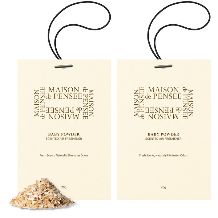 메종드 펜세 퍼퓸 에어프레셔너, 2개, 베이비 파우더