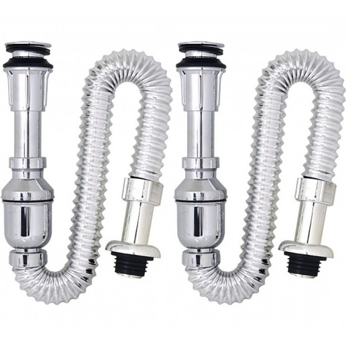 진영 국산 세면대 일체형 트랩 1+1, 1세트