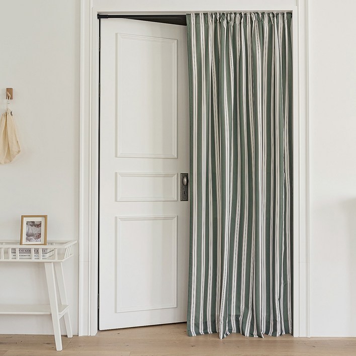 모던 스트라이프 먼지없는 가리개커튼