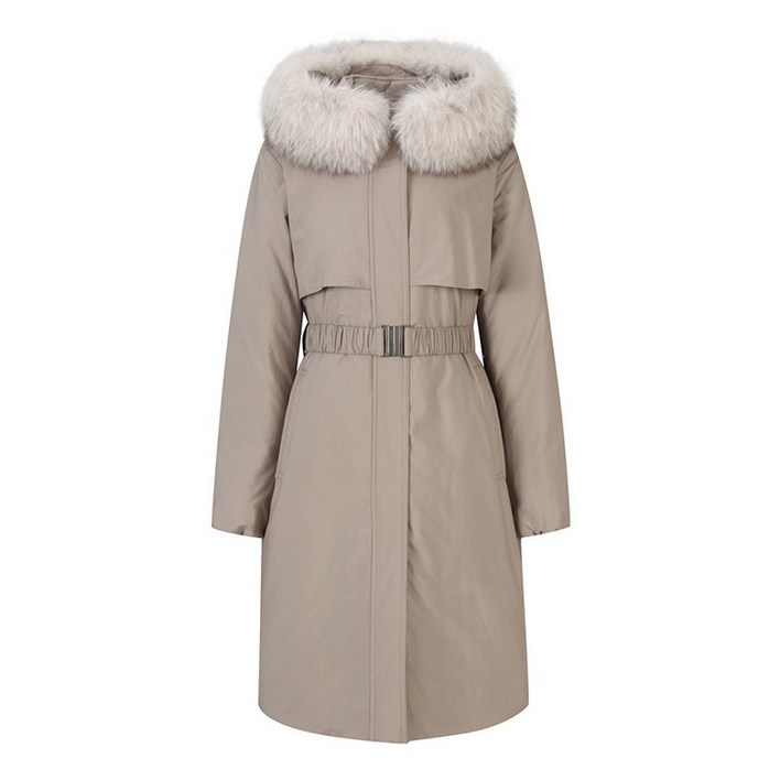 베스띠벨리 퍼후드덕다운벨티드롱코트 BJHJY7626