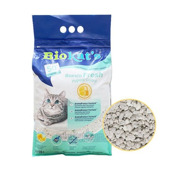 클럼핑 봄향기 화이트천연클레이 10L 고양이모래 20259786EA