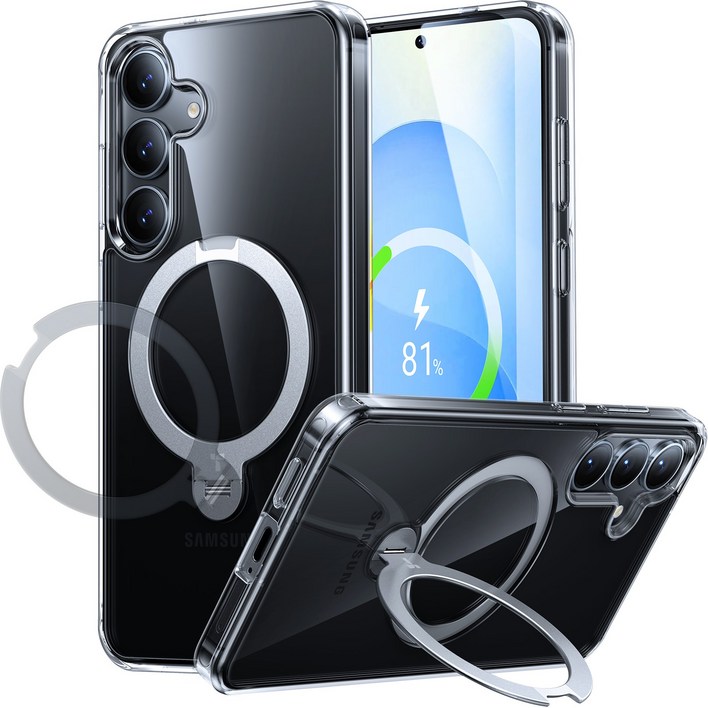 토라스 360도 마그네틱 링스탠드 맥세이프 에어쿠션 군사급 방호 휴대폰 케이스 Ostand Q3 스핀