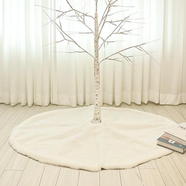 크리스마스 트리 스커트 나무 장식 가리개 파티 소품 카페트 밑받침