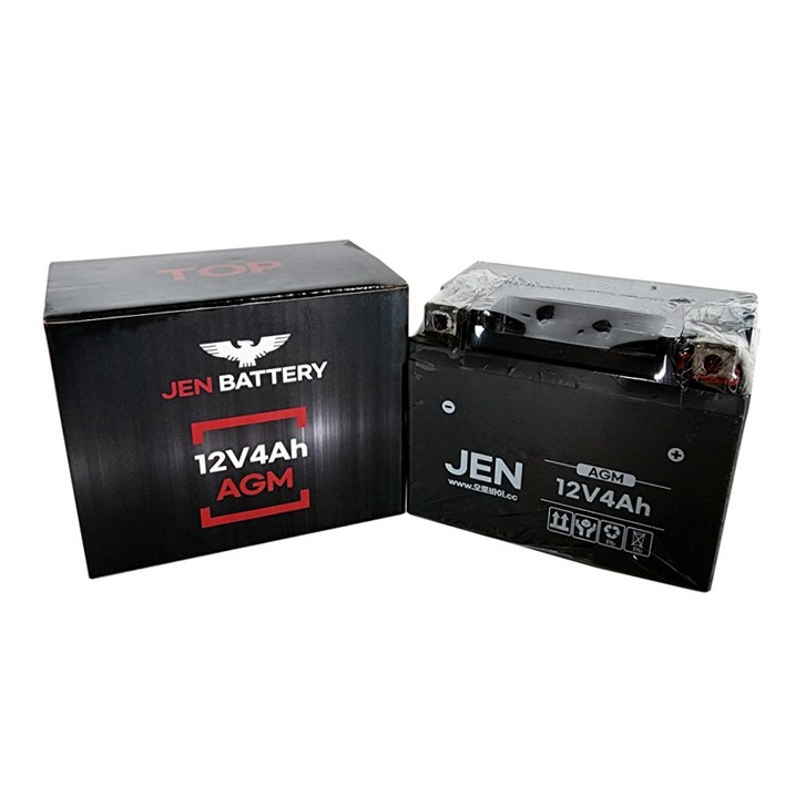 슈퍼커브110배터리 MSX125 C125 코디50 12V4Ah 젠배터리 AGM, 1개, 젠배터리 4AhAGM