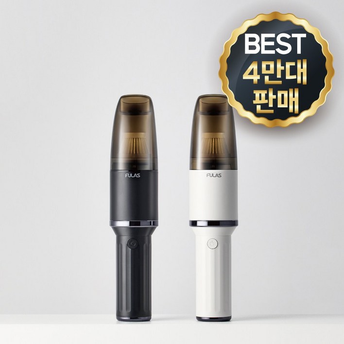 풀라스 무선 차량용 청소기 휴대용 핸디 미니 청소기, FLVC2000, 블랙