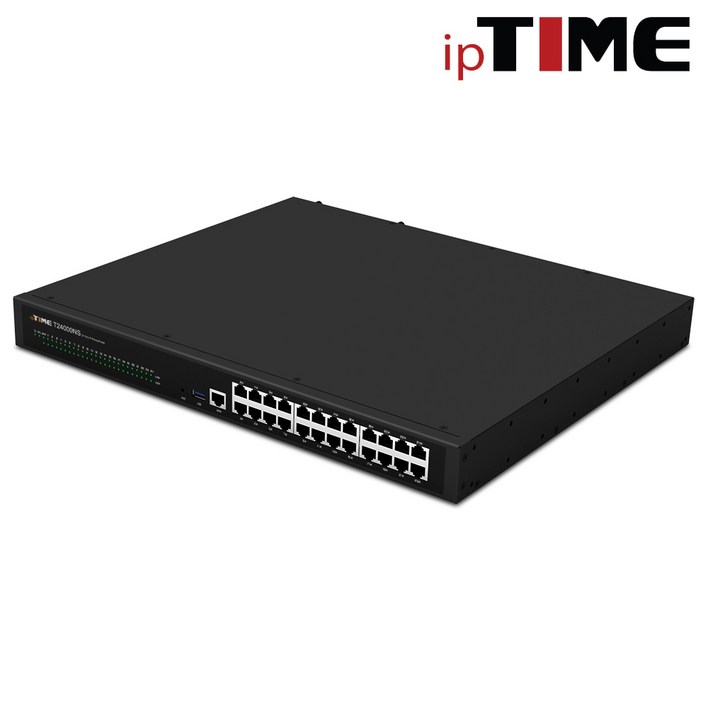 ipTIME 유선공유기, 1개 T24000NS, 1개