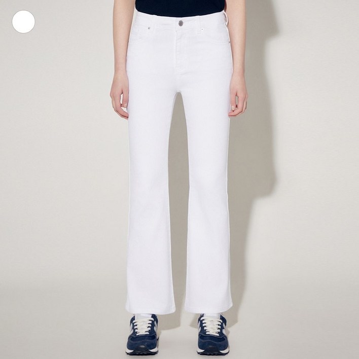 백화점정품 25년NEW 게스 GUESS 여성 WHT톤 슬림 붓컷 YP2D9042