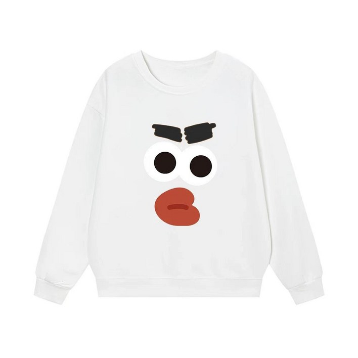 블랙K7 커플 티셔츠 긴팔 루즈라운드 남녀공용 맨투맨