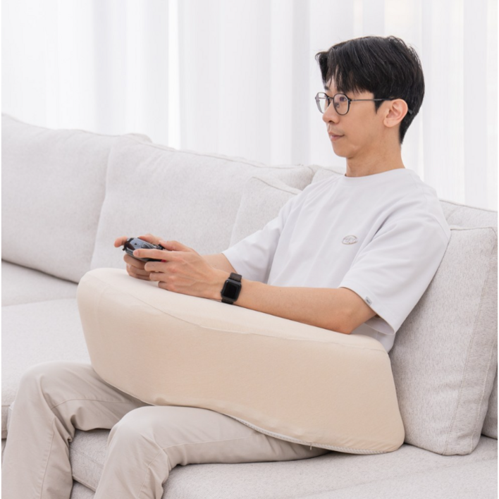 펌플렉스 레벨업쿠션170 독서쿠션 게이밍쿠션 뜨개질쿠션 침대테이블 소파쿠션 침대쿠션