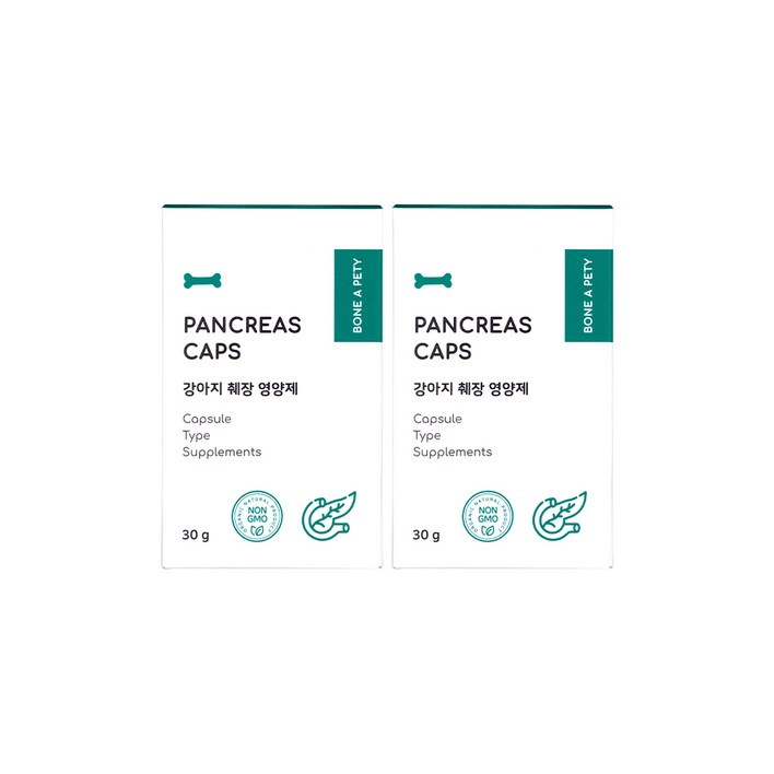 본아페티 브레스캡스 강아지 영양제, 60정, 소화기능췌장개선, 2개 본아페티 브레스캡스 강아지 영양제, 60정, 소화기능췌장개선, 2개