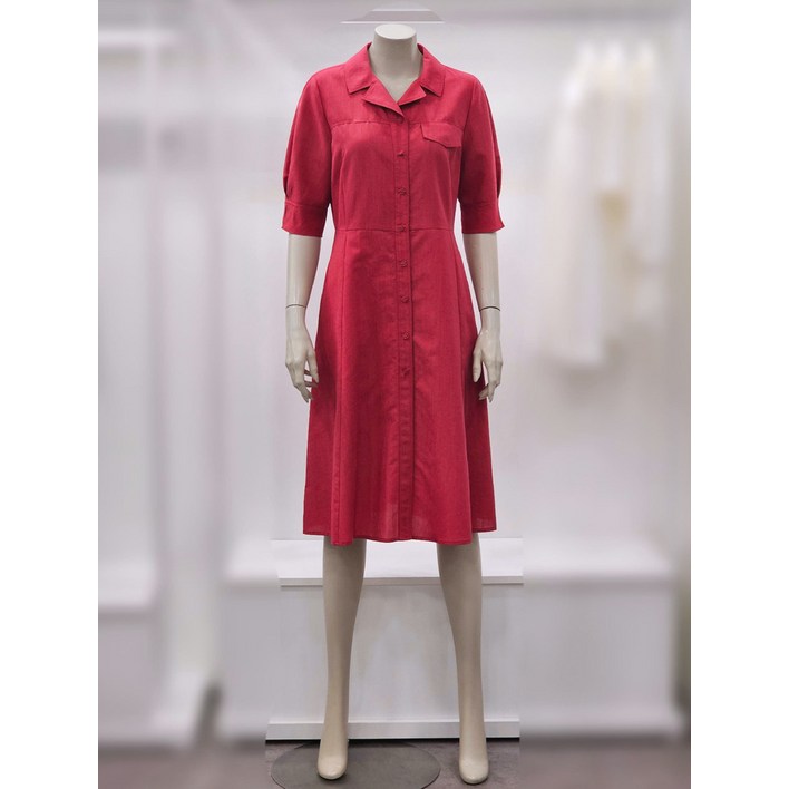 프렐린 카라넥 반팔 원피스 RJO252021