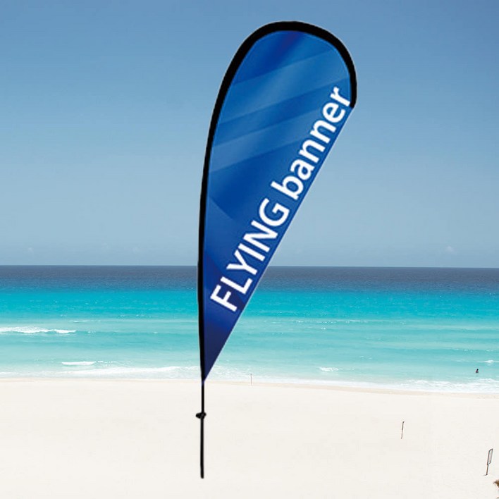 플라잉배너 F형 윈드배너 서핑배너 거치대만, 1개