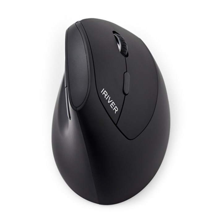 아이리버 남성용 손목보호 큰손 무선 버티컬 마우스 EQwear-Gentleman Vertical Grip EV19, Gentleman Vertical Grip EV19, 블랙