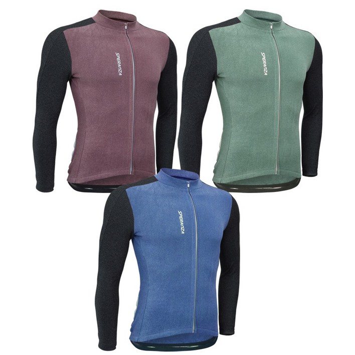 [스페란자] S8기모스판저지 띠뜻한 자전거의류 포근하고 신축성 좋은 싸이클의류 간절기용 Bicycle wear