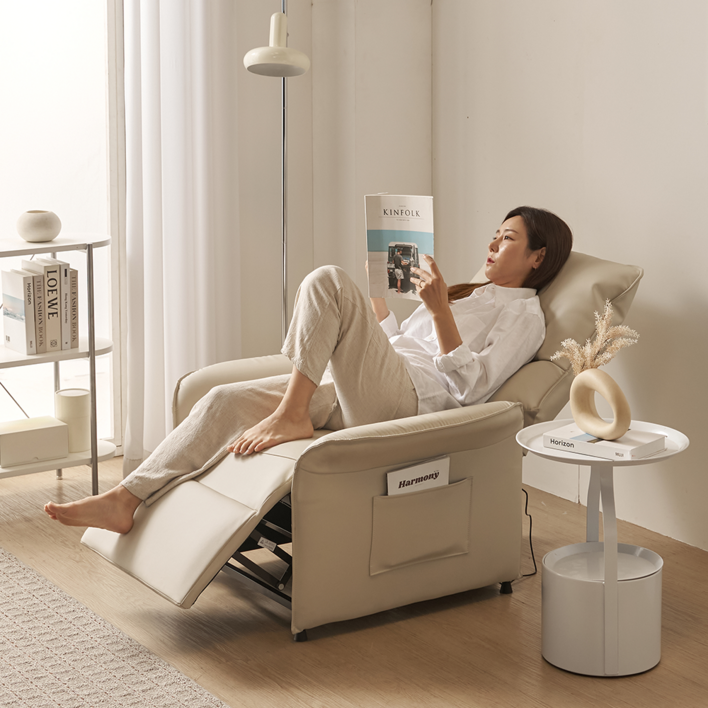 킹스맨 1인용 안마 전동 모션 리클라이너 소파