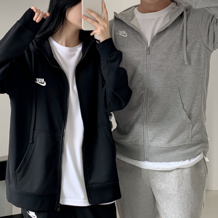 나이키 후드 집업 후리스 후디 티셔츠 남녀공용 간절기 아우터 wayweather 양말