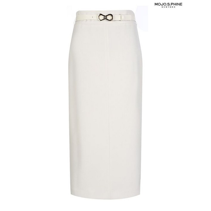 모조에스핀 벨티드 H라인 스커트 S252MSD015CR1 551267