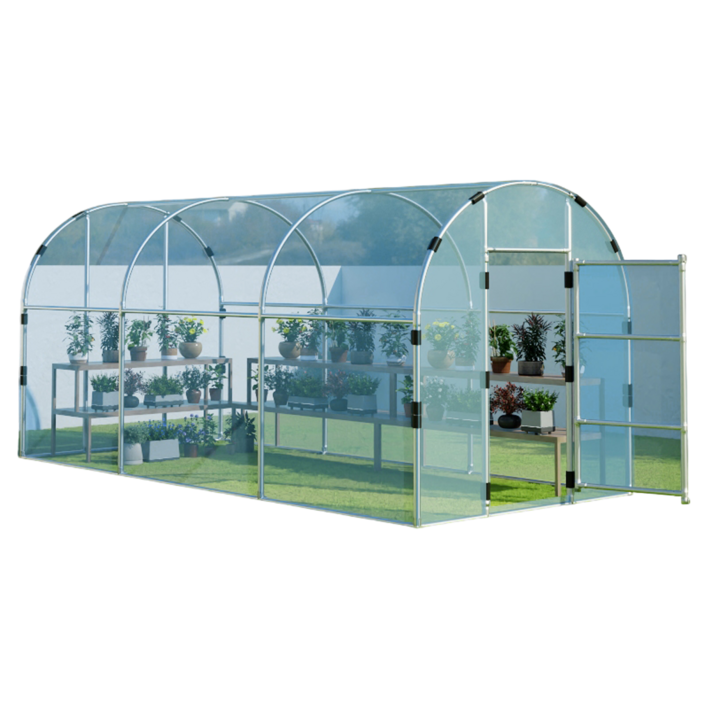 더퍼리 조립식 비닐하우스 농막 식물 온실 농자재 창고 꽃집 텃밭
