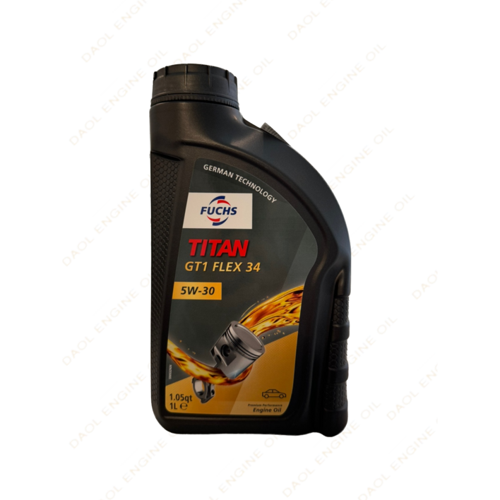 훅스 타이탄 GT1 플렉스 34 5W30, ACEA C3C4, 가솔린디젤 차량용, 프랑스산, 100 합성엔진오일 1L