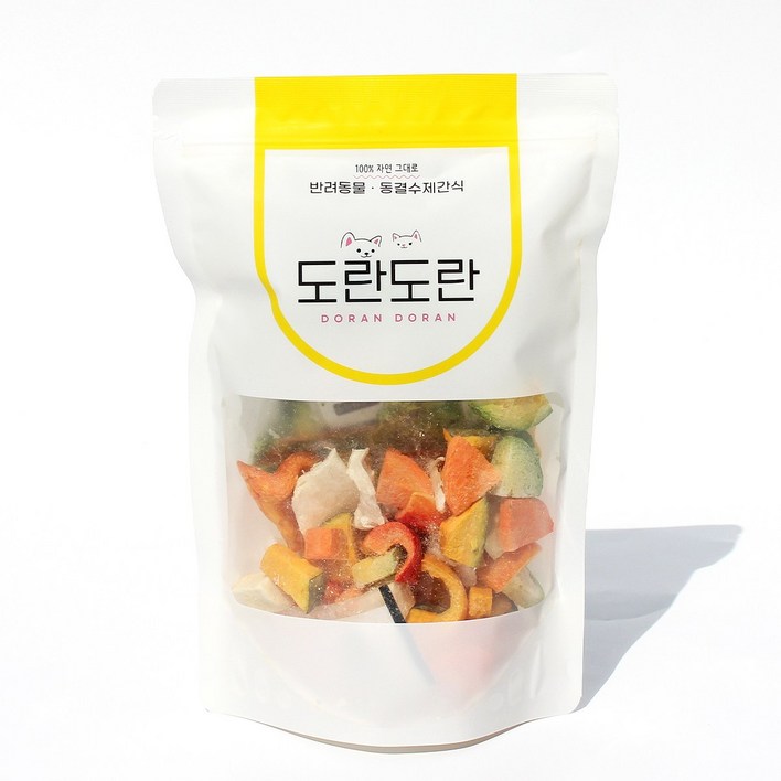 도란도란 동결건조 야채 베지칩스 20g  40g 미니 야채칩 강아지 수제간식 채소 영양 간식, 1개