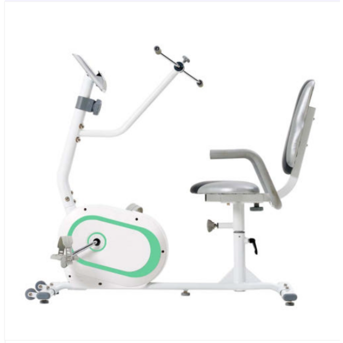 실내 운동기구 가정용 무소음 유산소 헬스 사이클 좌식 자전거 상하지 재활 싸이클, 올리브 그린