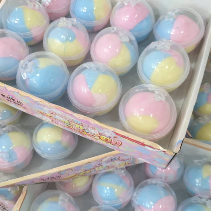 3개세트 왁뿌볼 말랑이 왁스뿌시기 스트레스볼, 3개, 60g, 왁뿌볼