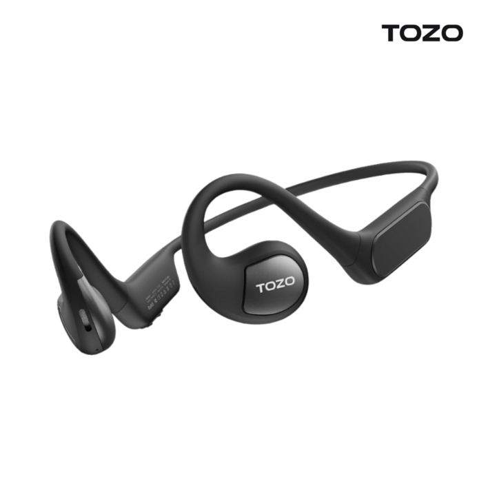 TOZO 오픈리얼 오픈형 블루투스 이어폰 토조 귀걸이형 스포츠 방수 무선 골전도 대체, 단일상품 브리츠블루투스이어폰