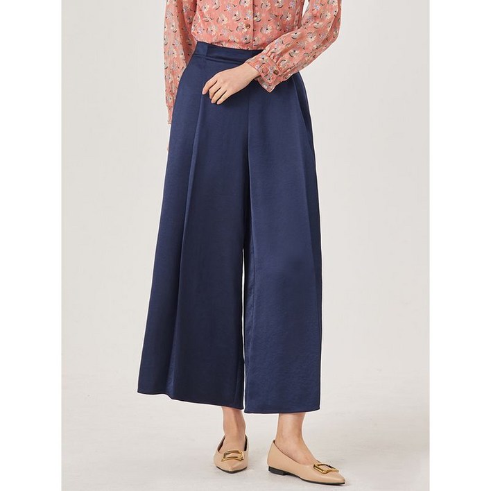 꼼빠니아 글로시뒷밴딩와이드팬츠 CACS1WPL050