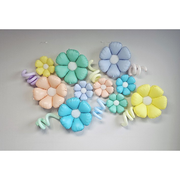 파스텔 꽃풍선 스승의날 어버이날 이벤트 풍선 포토존 벽면 장식세트