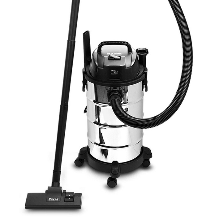 루베크 업소용 건습식 진공청소기 30L 대용량 RU-420VC, 실버 + 블랙, RU-420VC