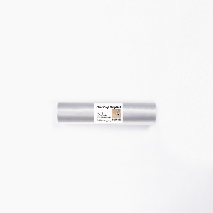 star starred OPP 투명 비닐 롤 포장지 Clear Vinyl Wrap Roll, 1개