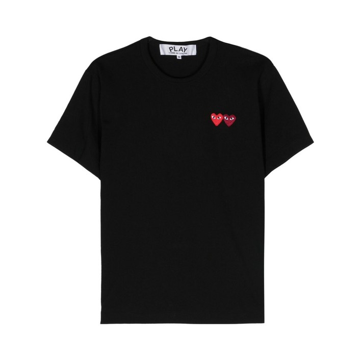 Comme Des Garçons Play꼼데가르송 플레이 하트 패치 티셔츠