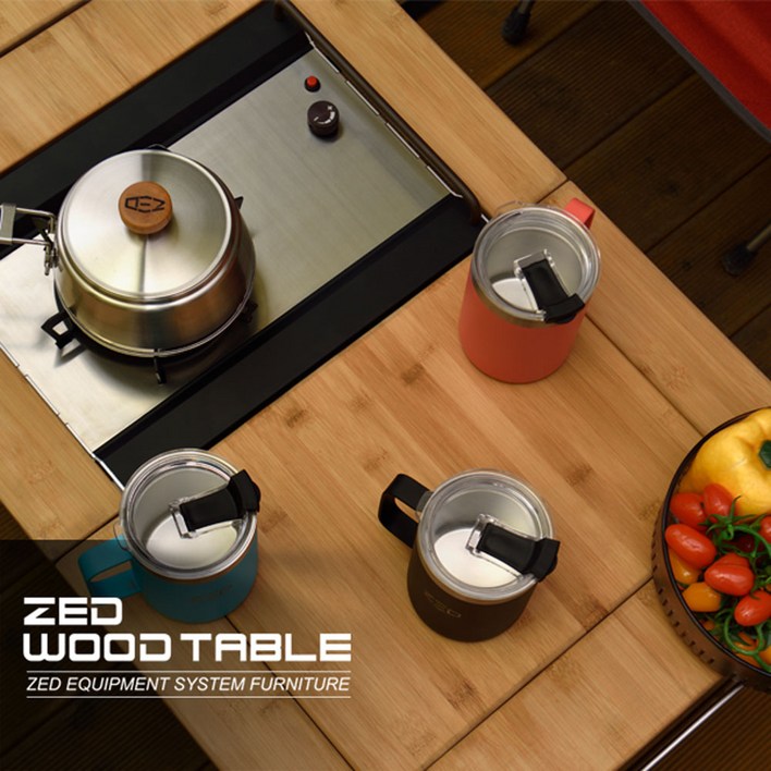 제드 폴더블 접이식 우드 캠핑 피크닉 쉘프 버너 선반 식탁 2폴딩 3폴딩 키친 테이블