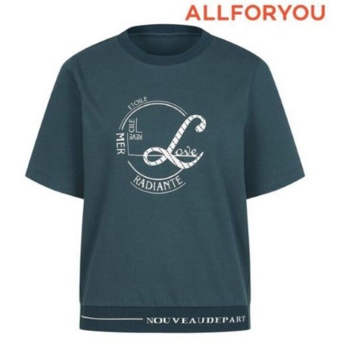 올포유파격세일 사은품증정 라운드 시보리 원포인트 프린트 티셔츠 ALTRN3341819