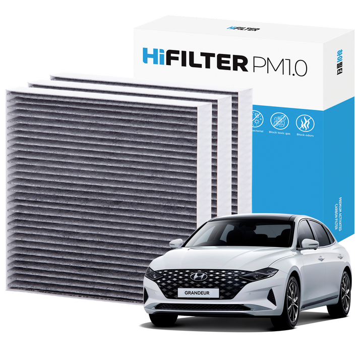 21 하이필터 PM1.0 활성탄 자동차 에어컨필터